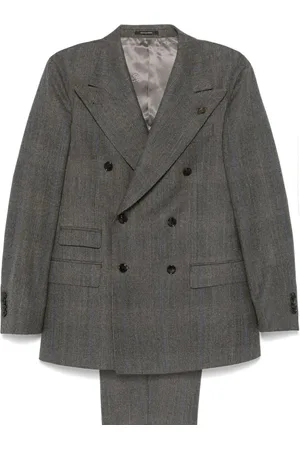 GABRIELE PASINI Prince of Wales check-pattern suit