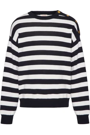 VALENTINO GARAVANI Striped crew-neck jumper