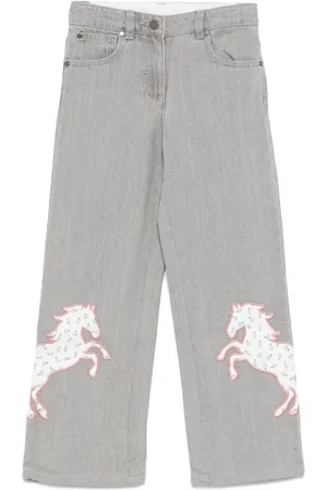 Stella McCartney Horse-appliqu?? jeans