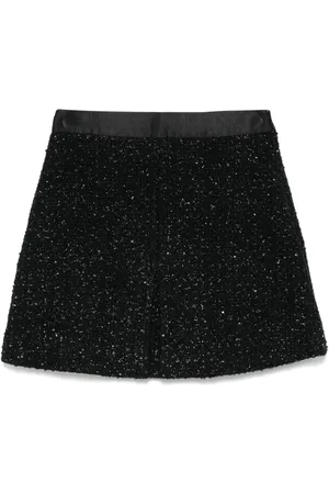 Emporio Armani Lurex sequinned mini skirt