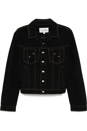 Ludovic De Saint Sernin Self Portrait-print denim jacket