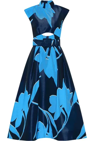 Rebecca Vallance Azzurra midi dress