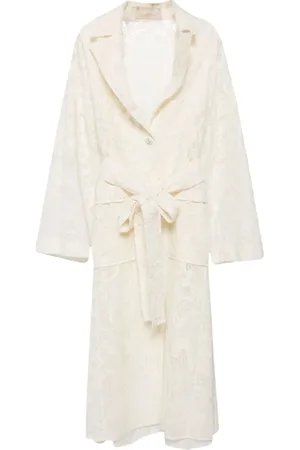 Elie saab Embroidered tulle coat