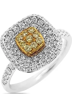 HYT Jewelry 18K gold platinum diamond ring