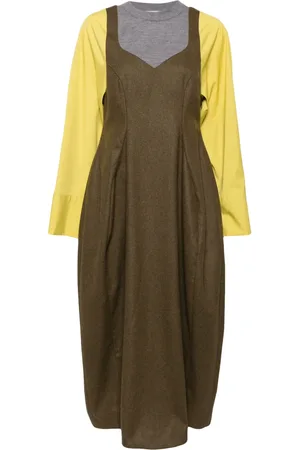 ENFÖLD Contrasting long-sleeves maxi dress