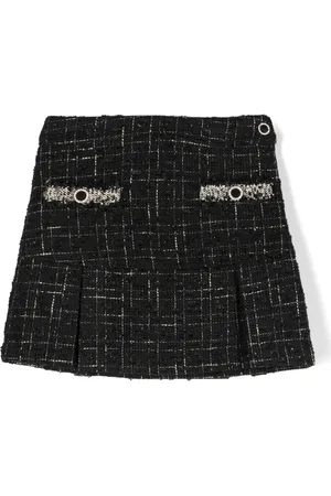 PATACHOU Crystal-buttons skirt