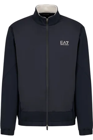 EA7 Logo-print track jacket