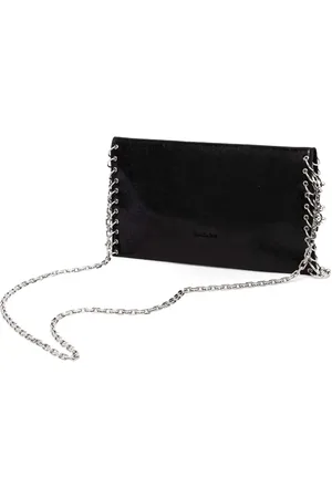 Patrizia Pepe Fly leather clutch bag