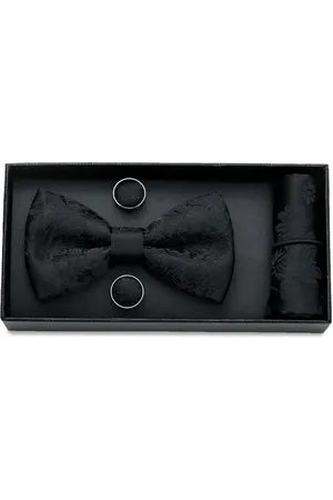 M. Moustache Floral bow tie set