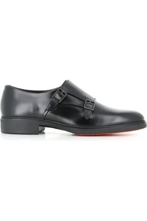 santoni Double-buckle monk shoes