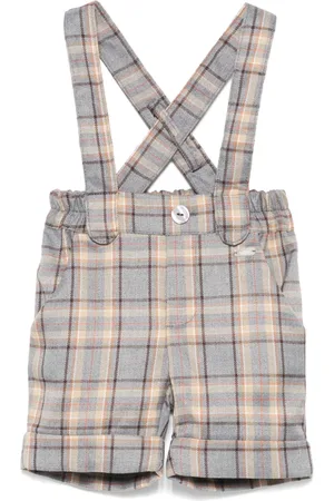 Le Bebé Enfant Checked shorts
