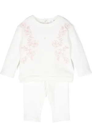 PATACHOU Floral-embroidered tracksuit