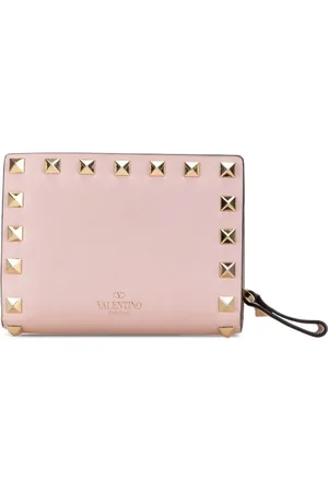 VALENTINO GARAVANI 21th Century Rockstud Calfskin Wallet small wallets