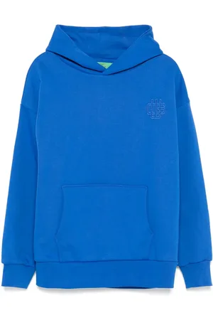 Garment Workshop Double layer embroidered logo hoodie