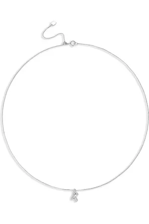 Maria Black 14kt white gold Temple diamond necklace
