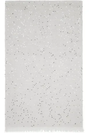 Brunello Cucinelli Fringed sequin detailing scarf