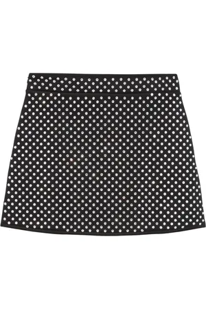 Maje Crystal-embellished mini skirt
