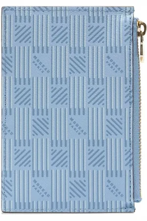 MOREAU Logo-stamp leather wallet