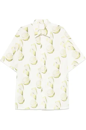 Givenchy Lemon-print seersucker shirt