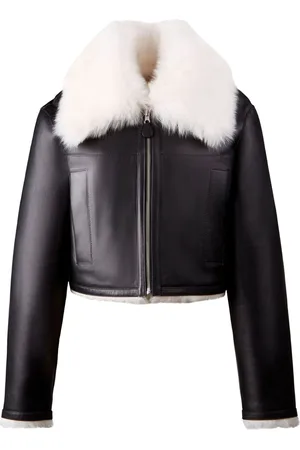 Hogan Reversible shearling leather jacket