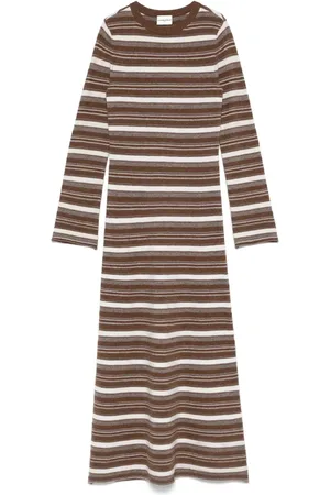 Claudie Pierlot Striped wool maxi dres