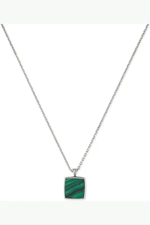 EMANUELE BICOCCHI Malachite-amulet necklace