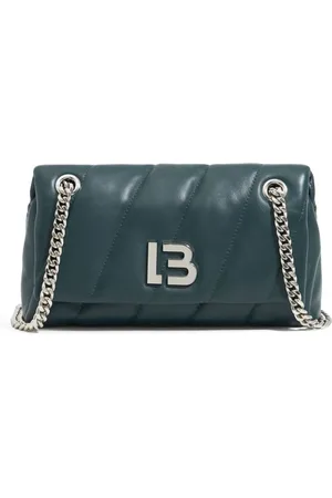 Bimba y Lola Small blue- leather flap bag