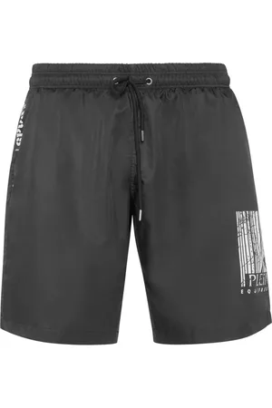 Philipp Plein Logo-print swim shorts