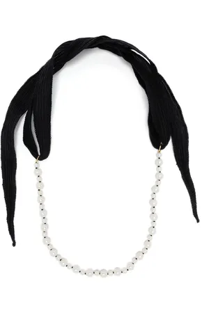 Mizuki SBN326 14K gold pearl necklace
