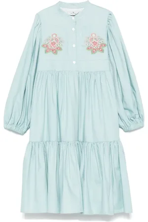 Etro Floral-embroidery dress