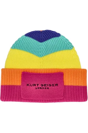 Kurt Geiger KGL ribbed knit beanie