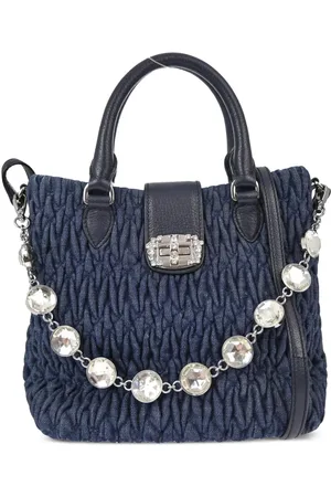 Miu Miu 2010s matelassé bucket bag