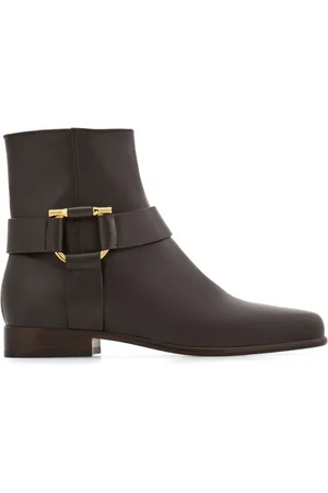 Salvatore Ferragamo Gancini ankle boots