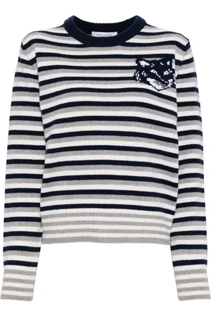 Maison Kitsuné Fox head intarsia jumper