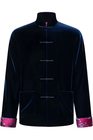 SHANGHAI TANG Winding Stream Party velvet jacket