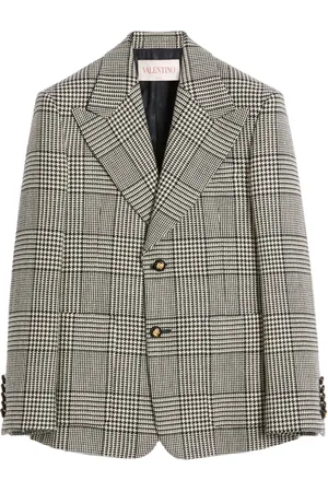 VALENTINO GARAVANI Houndstooth single-breasted blazer
