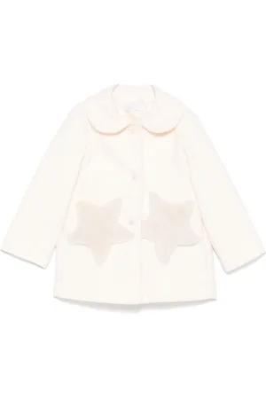 MISS GRANT Star-appliqué coat
