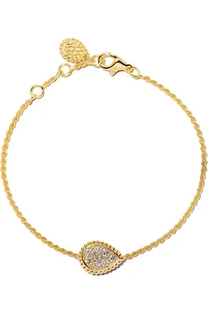 Boucheron 18kt yellow Serpent Bohème diamond S motif bracelet