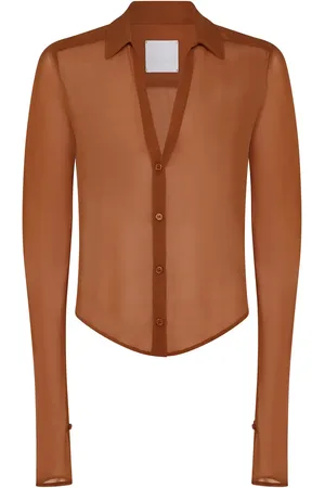 Paris Georgia Sheer silk shirt