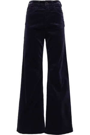 Emporio Armani High-rise corduroy palazzo pants