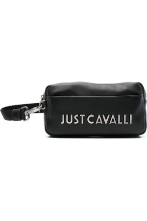 Roberto Cavalli Logo-lettering wash bag