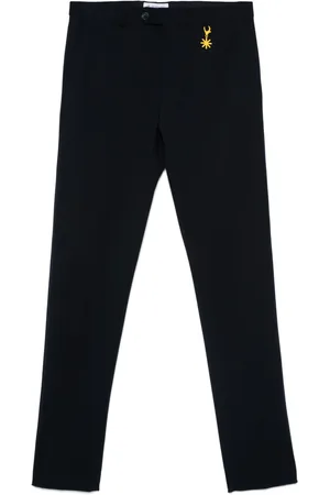 Manuel Ritz Jersey-texture trousers