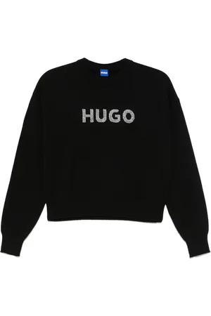HUGO BOSS Logo-jacquard sweater