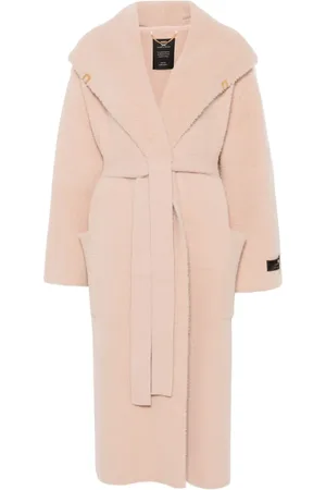 Elisabetta Franchi Knitted wrap coat