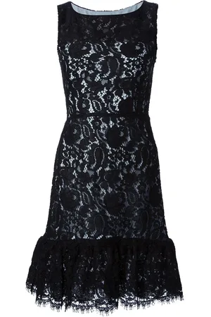 Balenciaga Sleeveless lace mini dress