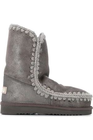 Mou Lined metallic boots
