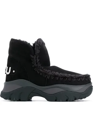 Mou Eskimo crochet-stitch chunky sneakers