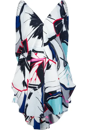 Balenciaga Gingko-print mini dress