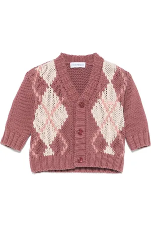 Emporio Armani Argyle-pattern cardigan