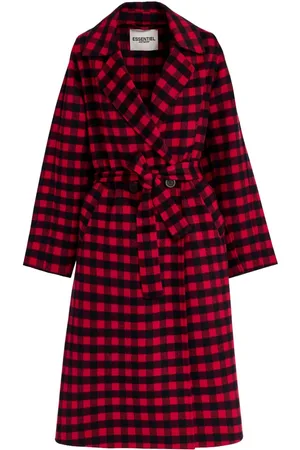 Essentiel Antwerp Gabby checked coat